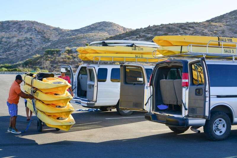 Cabo: Half-Day Kayak & Snorkel to Santa Maria & Chileno Bay - What the glass-bottom kayak adds