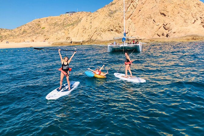 Cabo San Lucas and Santa Maria Bay Snorkeling Sightseeing Cruise - Lunch, drinks, and the onboard mood