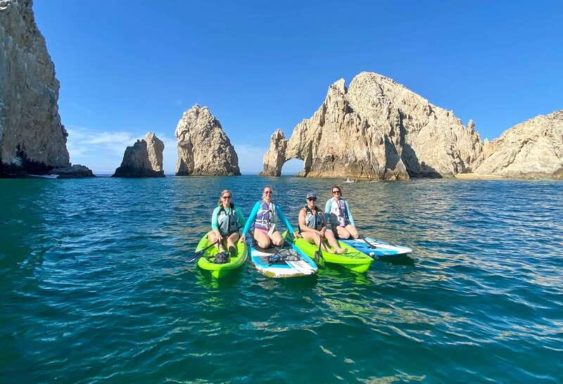 Cabo san Lucas: Paddle Boarding or Kayak and Snorkeling - Paddling out from La Empacadora Beach