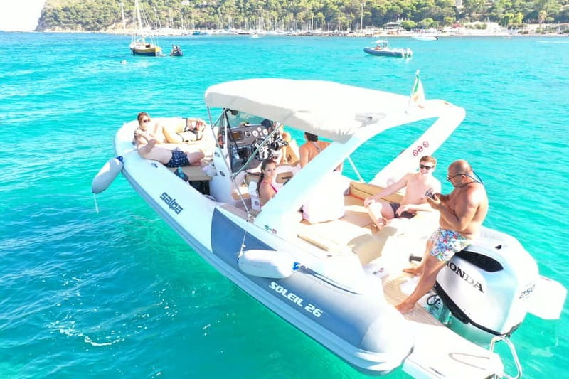 Cagliari: Boat Tour, 4 Stops, Swim, Snorkeling, & 1 Spritz - Cala Mosca and Cala Fighera