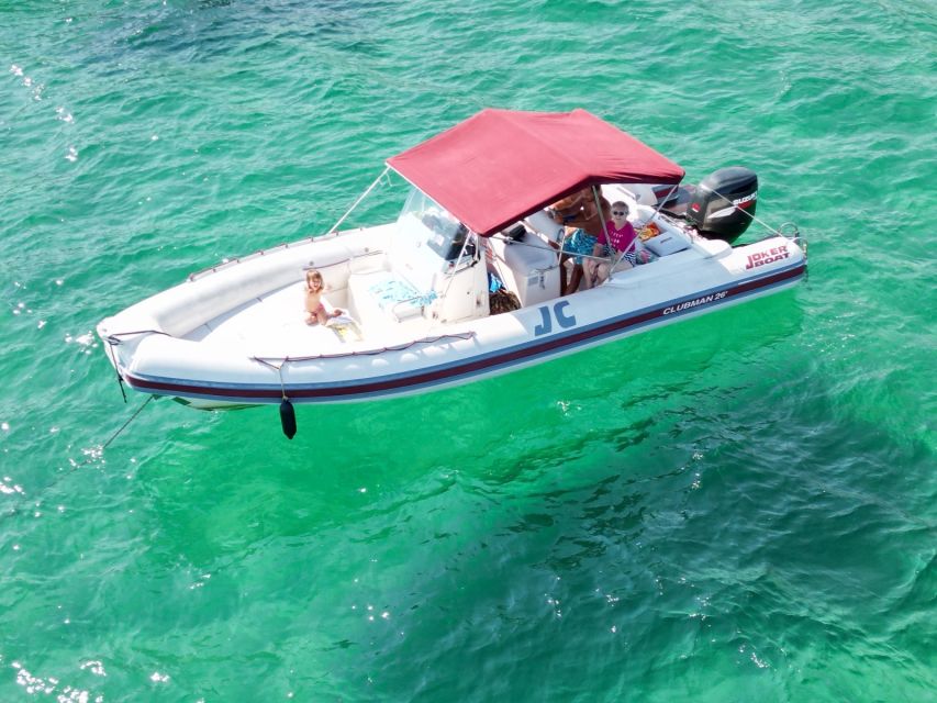 Cagliari: Boat Tour snorkeling Sella con con aperitivo - Cala Mosca: your first 30-minute swim