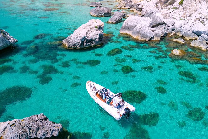 Cagliari Boat Tour with Sardatrips; Swim, Snorkeling, Sip & Snack - Cala Fighera, when the sea allows it