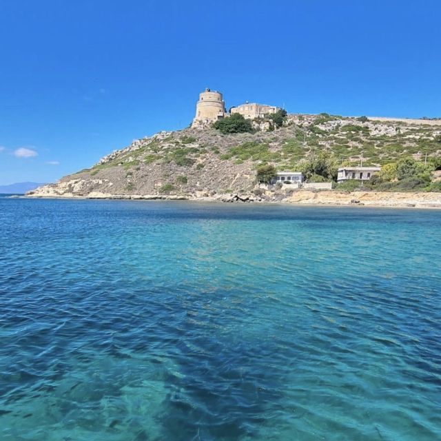 Cagliari: Boat Tour with Swim Stops, Snorkeling, & Aperitif - Cala Bernat starts the swimming portion