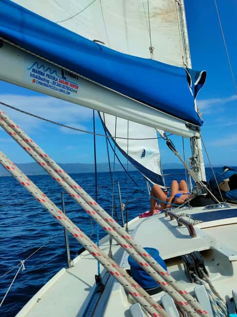 Cagliari Sailing Boat Tour with Snorkeling and Drink - Swimming and snorkeling in the cape’s natural pools
