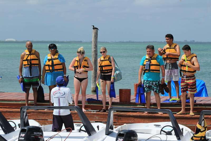 Cancun: Jungle Tour Adventure with Speedboat and Snorkeling - Tasting salbutes and flavored water