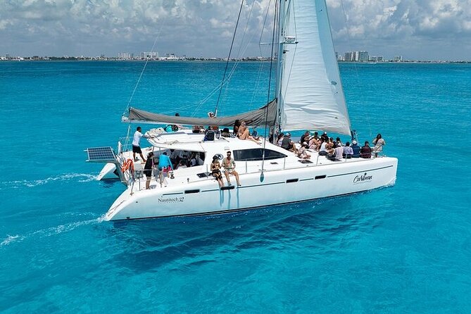Cancun: Private Catamaran with Open Bar & Snorkeling Option - The seven-hour route to Isla Mujeres