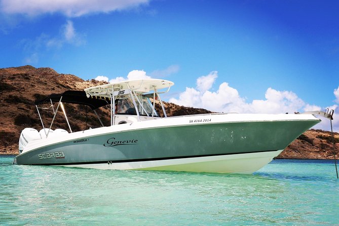 Captain Bob Speed Boat, Snorkeling, Beach Tour & Lunch St Maarten - A fast start from Dock Maarten Marina