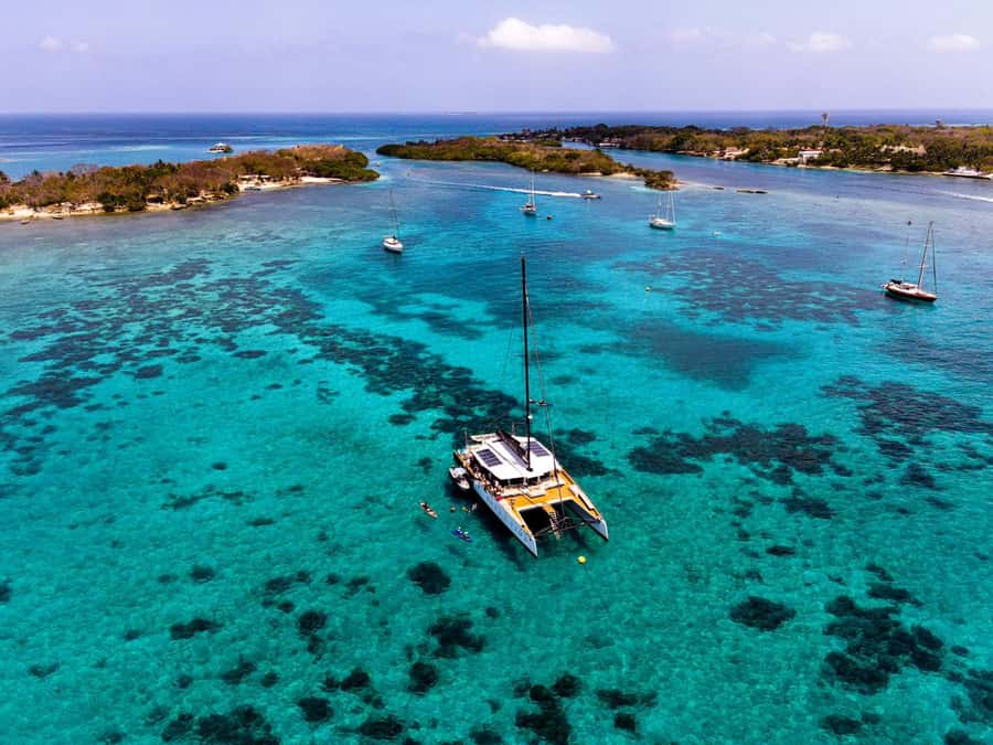 Cartagena: Rosario Islands Catamaran with Lunch and Snorkel - Key points at a glance