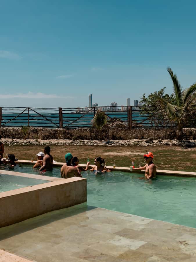 Cartagena: Rosario Islands Day Tour with Snorkel & Lunch - Tierra Bomba: a comfortable finish near Cartagena