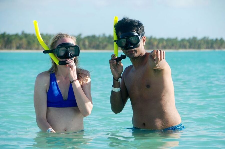 Catalina Island snorkeling Dominican Republic - A Dominican barbecue at about 13:00