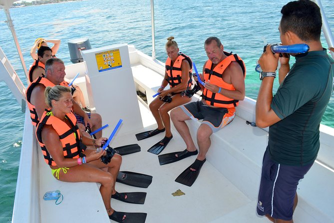 Catamaran Sail and Snorkeling Tour with Open Bar in Puerto Morelos - Snorkeling in Puerto Morelos National Reef Park