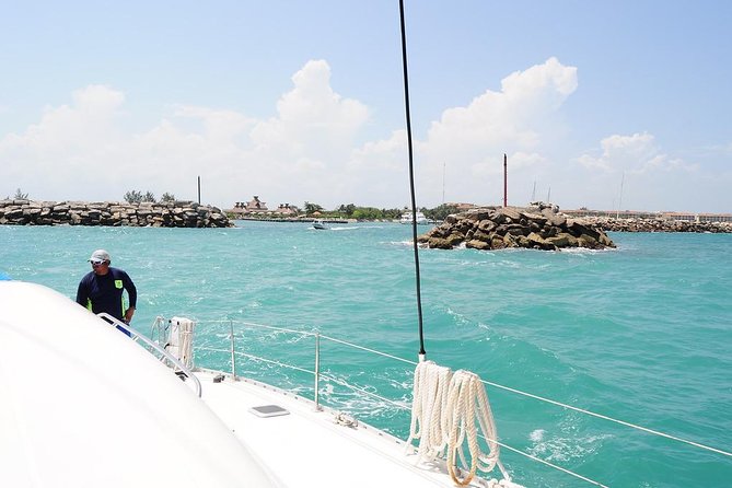 Catamaran Sail and Snorkeling Tour with Open Bar in Puerto Morelos - Hotel pickup can save you time, but confirm it