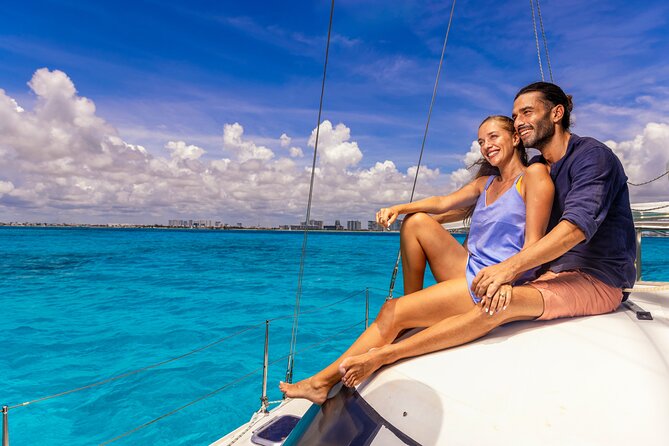 CATAMARAN to Isla Mujeres, Snorkel & Beach Club by Xcaret - The Cancun Scenic Tower finishes the day