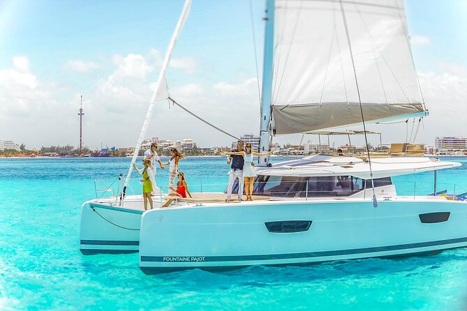 Catamaran to Isla Mujeres Snorkeling Tour with Open Bar and Lunch - A short visit to Isla Mujeres town