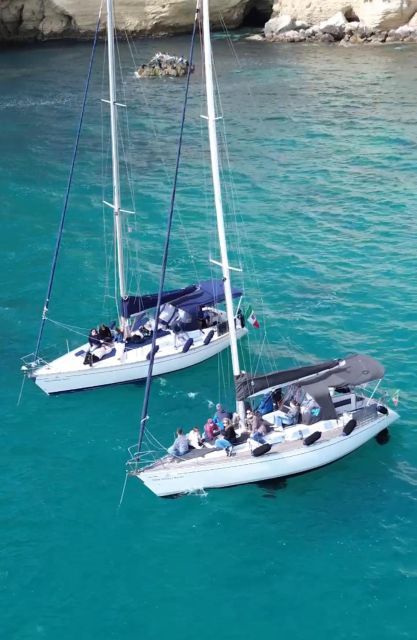 Catamaran tour, swimming, snorkeling, and a Prosecco toast - Setting out from central Cagliari
