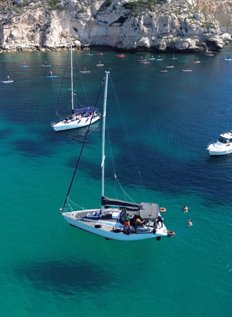 Catamaran tour, swimming, snorkeling, and a Prosecco toast - Cala Bernat, an easy first swim