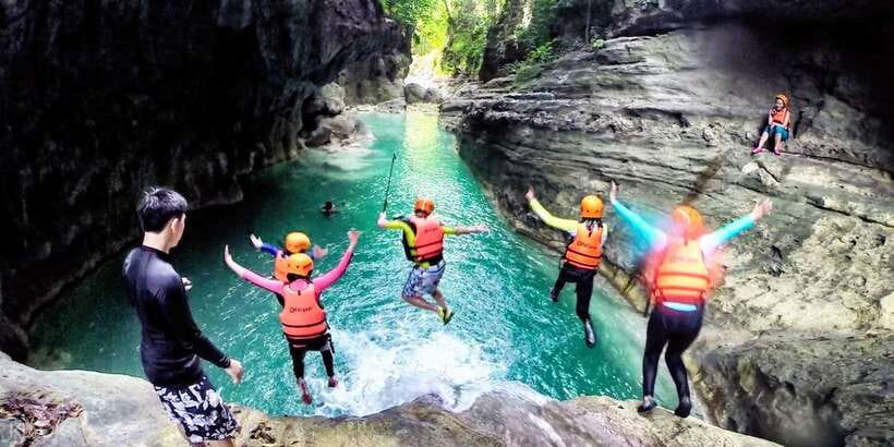 Cebu: Moalboal Sardines & Turtle Snorkeling and Canyoneering - What the $157 price includes