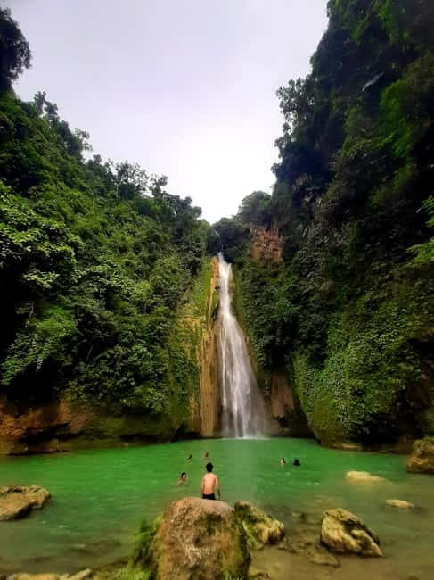 Cebu: Moalboal Snorkeling, Mantayupan Falls & ATV Adventure - Mantayupan Falls, Cebu’s tall inland cascade