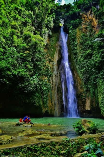 Cebu: Sardine Run Snorkeling, Mantayupan Falls & ATV Thrills - Mantayupan Falls after the sea