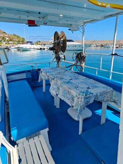 Cefalù: boat trip with fishing, coastal tour, snorkeling, and lunch on board