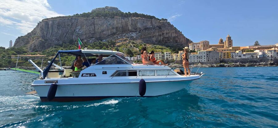 Cefalù: Coast-to-coast boat day trip with snorkeling and aperitif - Cefalù from the water, not the waterfront