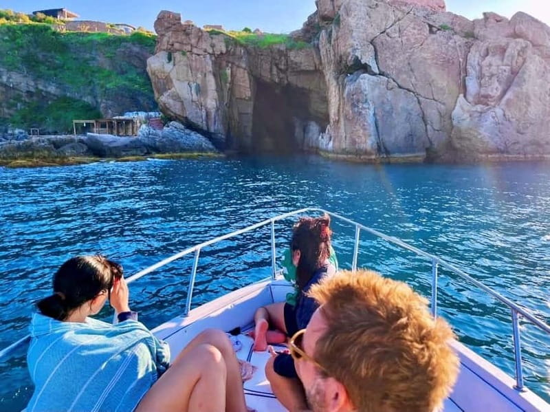 Cefalù: Mini Yacht Tour with Caves, Snorkeling, and Open Bar Aperitif - The Cefalù Boardwalk adds a town view