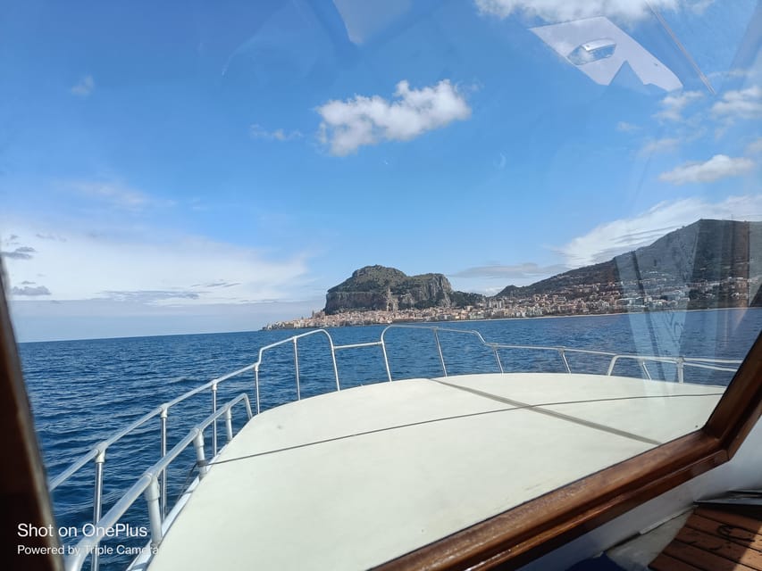 Cefalù: Mini Yacht with Snorkel Stops, Caves and Aperitif - Cruising toward Kalura Beach