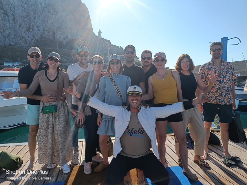 Cefalù: Mini Yacht with Snorkel Stops, Caves and Aperitif - Seeing Cefalù from the sea