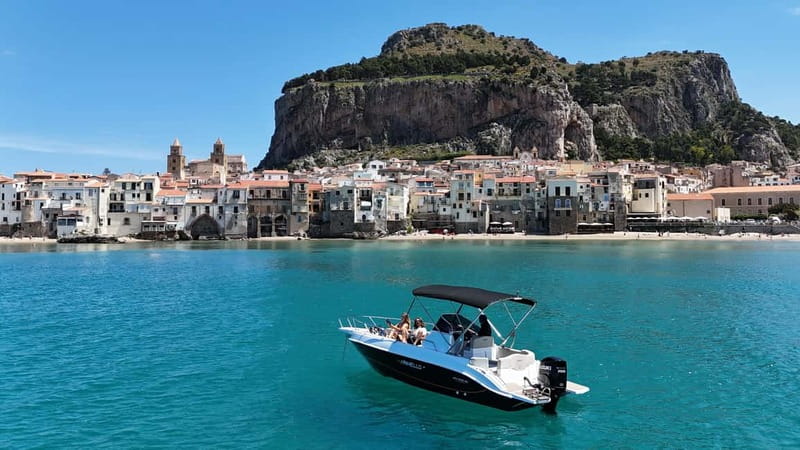 Cefalù: Private Boat Tour + Snorkeling & Aperitif (1-9 pax) - Swimming and snorkeling in clear water