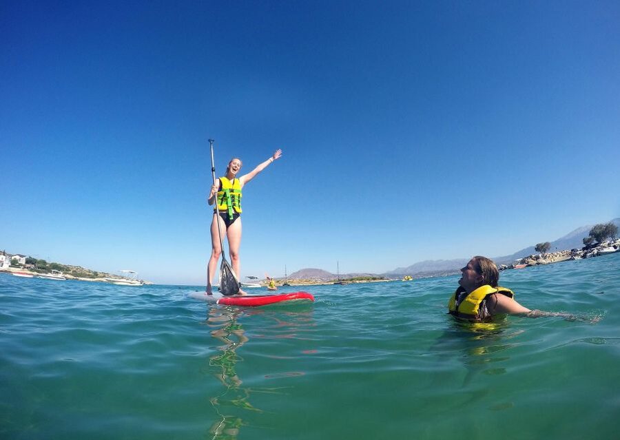 Chania: Boat Trip with Guided Snorkeling & Stand-Up Paddling - Stand-up paddling and the second half of the outing