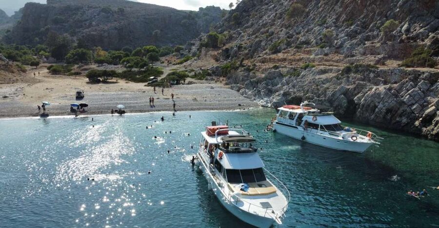 Chania: Menies Beach & Chironisia Bay Cruise with Snorkeling - Key points to know before booking