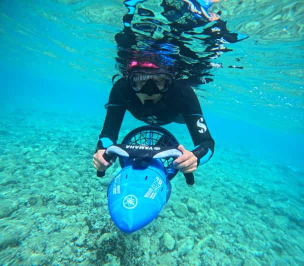Chania: Sea Scooter Snorkeling boat tour - Following the Scooter Through the Bay
