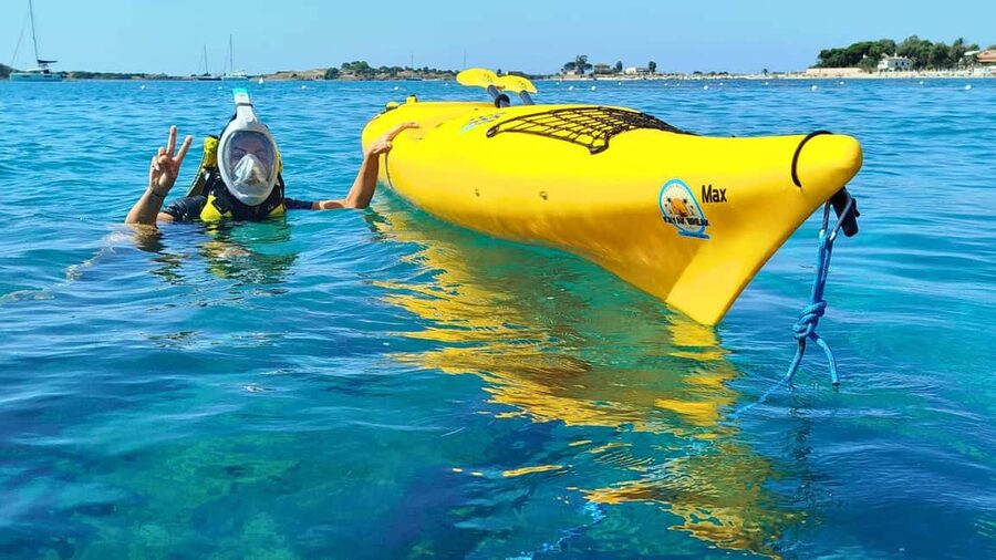 Chia: kayak tour to Tuerredda with snorkeling - Tuerredda and the sea-only cove