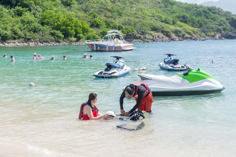 Cockleshell: Beach Excursion, Snorkeling, and Scenic Views - Green monkeys add a memorable pause