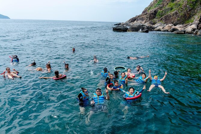 Coral Reef Snorkeling and Floating Bar Party from Nha Trang - Sunset tea and the ride back