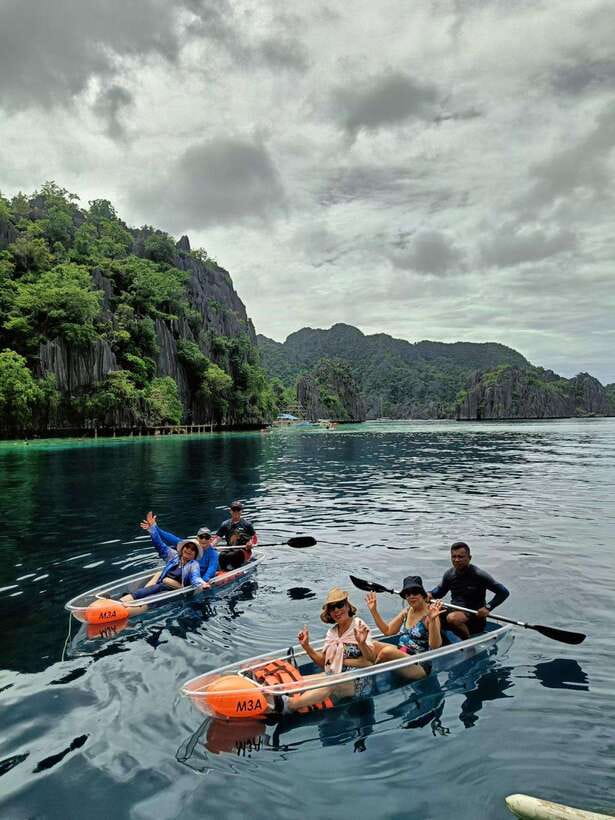 Coron: Island Tour B w/ Snorkeling & Lagoon Adventures - Twin Lagoon and its limestone walls