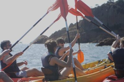 Costa Brava: Kayak, Snorkel, Photos, Lunch, Beach & Cliff Jump!