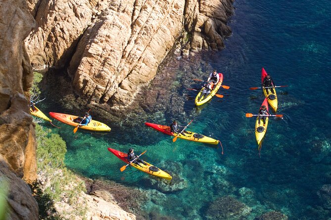 Costa Brava - Kayaking and Snorkeling "Sea Caves" Tour - The route to the caves, cliffs, and small beaches