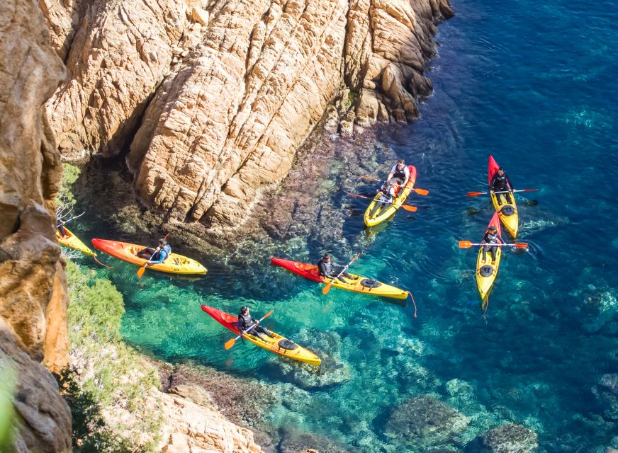 Costa Brava: Sea Caves Kayaking and Snorkeling Tour - The final 40 minutes along the cliffs
