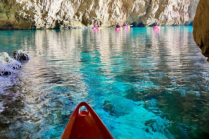 Cova dels Orguens: Cave Exploring Kayak & Snorkel Tour in Javea - Dragon’s Cave and the changing sea