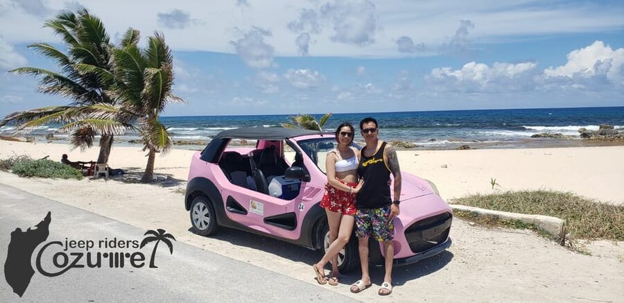 Cozumel: Private Buggy Tour with Lunch & Snorkeling - Tortugas Beach Club combines lunch, water time, and rest