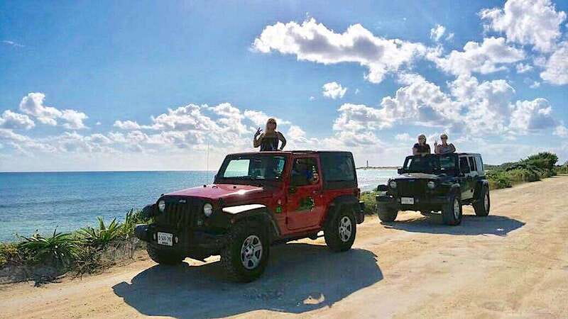 Cozumel Private Jeep Tour with Lunch and Snorkeling - Two hours at Tortugas Beach Club