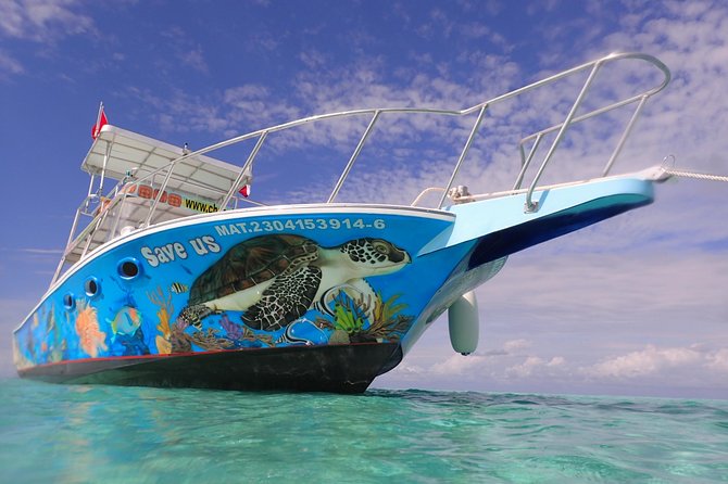 Cozumel Snorkeling Tour at Palancar & Colombia Reefs and El Cielo - Boarding the glass-bottom boat