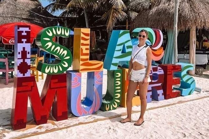 Deluxe Catamaran to Isla Mujeres, with Drinks, Snorkel & Buffet - Setting out from Cancun on a large catamaran