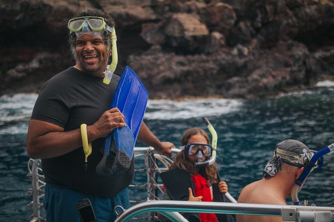 Deluxe Snorkel & Dolphin Watch Aboard a Luxury Catamaran from Kailua-Kona - Why families find plenty to do onboard