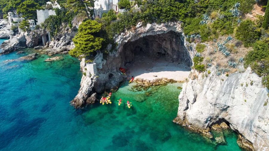 Dubrovnik: 2- or 3-Hour Morning Sea Kayaking & Snorkel Tour - The two-hour route: compact and well balanced