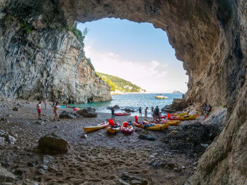 Dubrovnik: Afternoon Kayaking and Snorkeling Tour - Betina Cave Beach and the best part of the tour