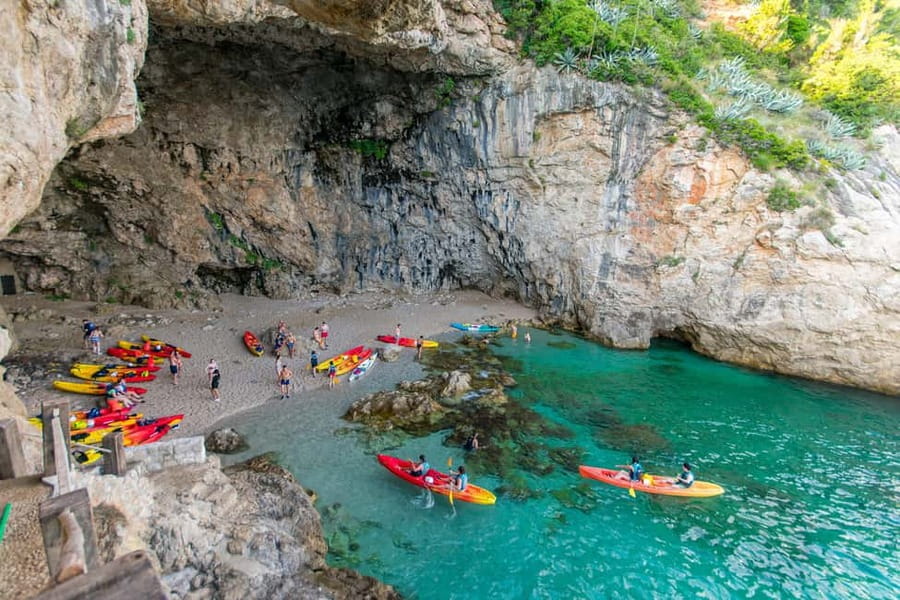Dubrovnik: Afternoon Kayaking and Snorkeling Tour - The paddle from Pile Gate to Lokrum