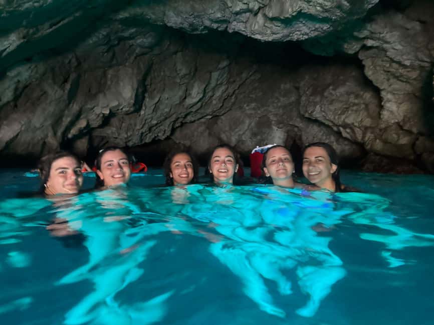 Dubrovnik (Marina Frapa): 7 Caves Tour (4h) + Drinks&Snorkel - The Blue Cave at Koločep