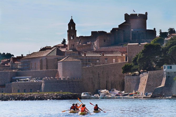 Dubrovnik: Sea Kayaking & Snorkeling Tour - Lokrum and the view toward the island